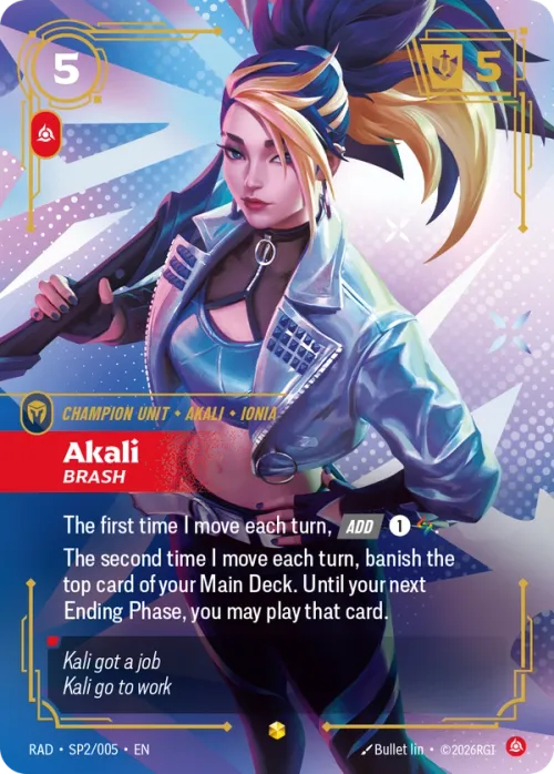 Akali, Brash RAD-SP2/005
