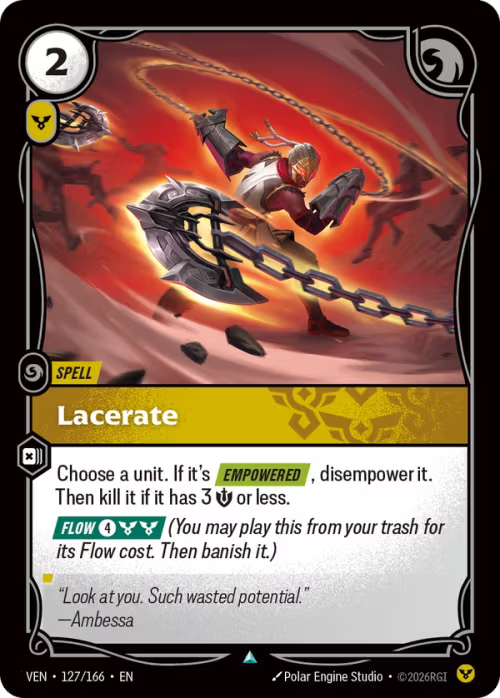 Lacerate VEN-127/166