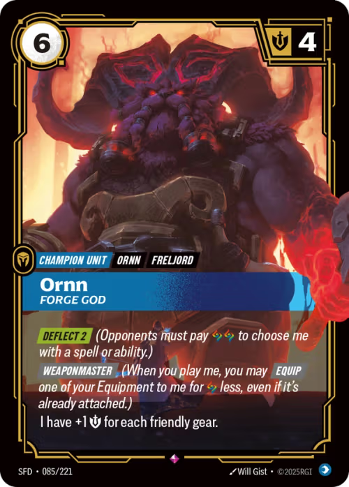 Ornn, Forge God SFD-085/221