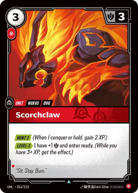 Scorchclaw UNL-016/219