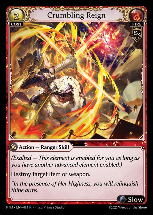 PTM-081 Crumbling Reign