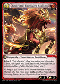 HVN-095 Red Hare, Unrivaled Stallion