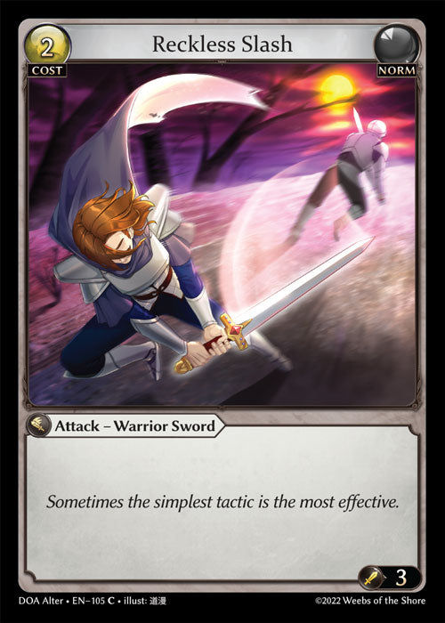DOA Alter-105 Reckless Slash
