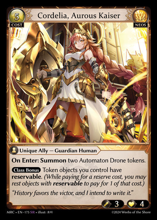 MRC-175 Cordelia, Aurous Kaiser