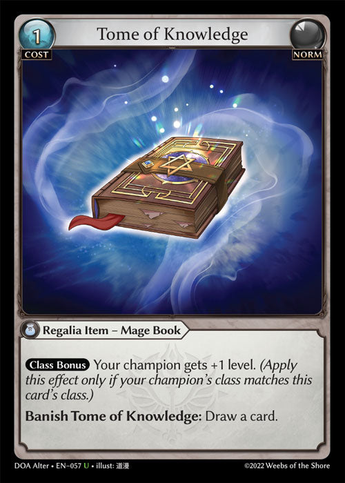 DOA Alter-057 Tome of Knowledge