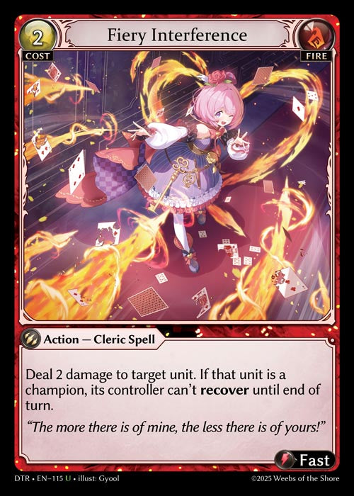 DTR-115 Fiery Interference