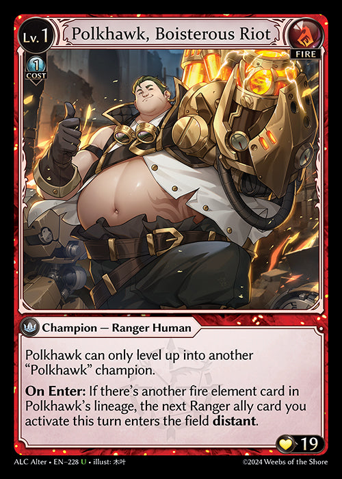 ALC Alter-228 Polkhawk, Boisterous Riot
