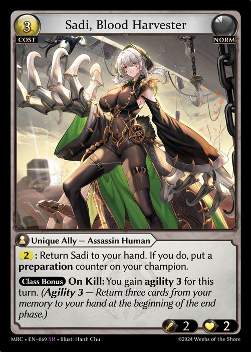 MRC-069 Sadi, Blood Harvester