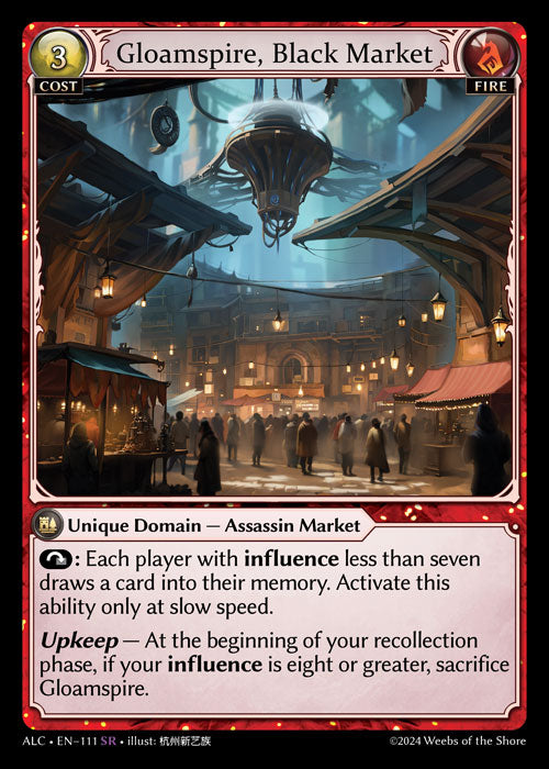 ALC-111 Gloamspire, Black Market