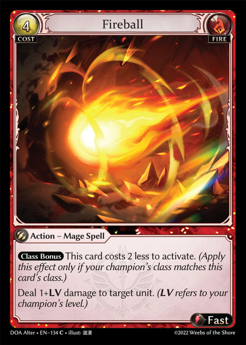 DOA Alter-134 Fireball