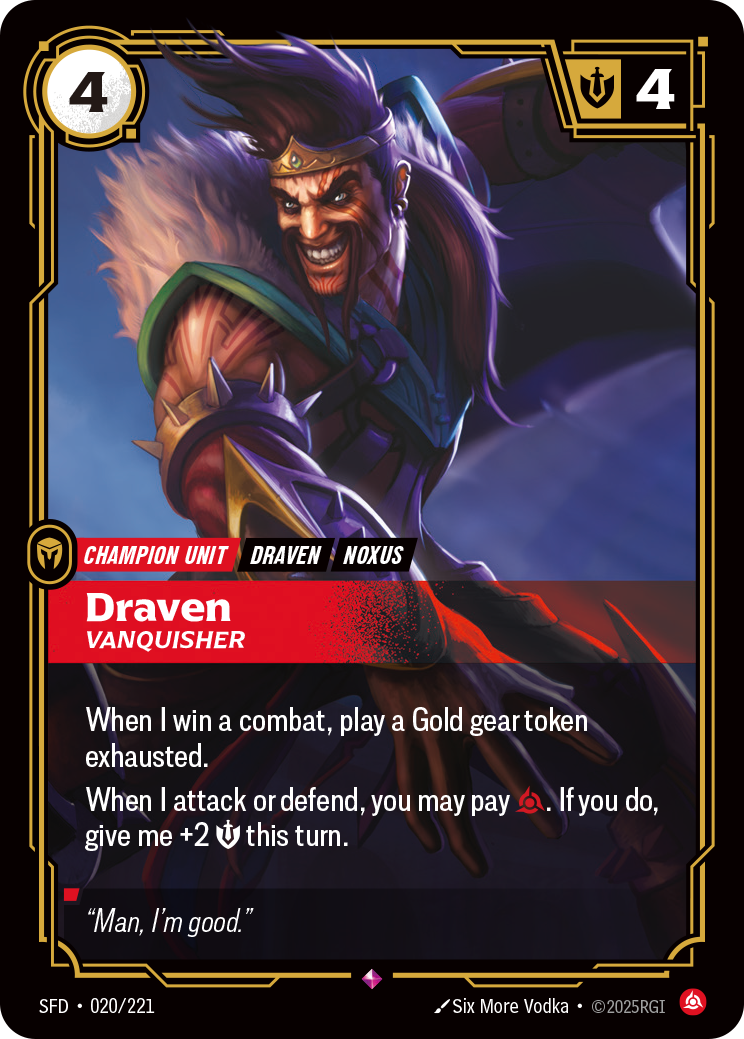 Draven, Vanquisher SFD-020/221