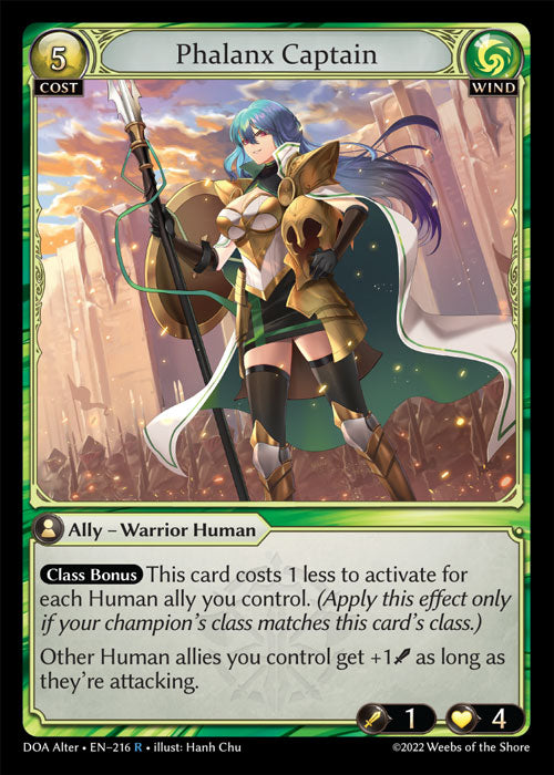 DOA Alter-216 Phalanx Captain