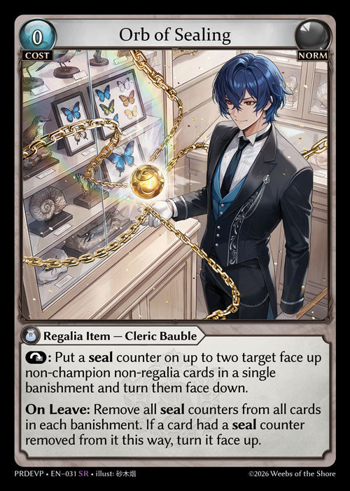 PRDEVP-031 Orb of Sealing