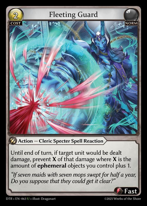DTR-063 Fleeting Guard