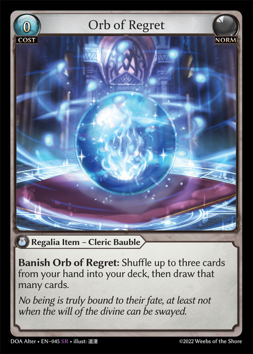 DOA Alter-045 Orb of Regret