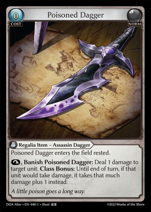 DOA Alter-048 Poisoned Dagger