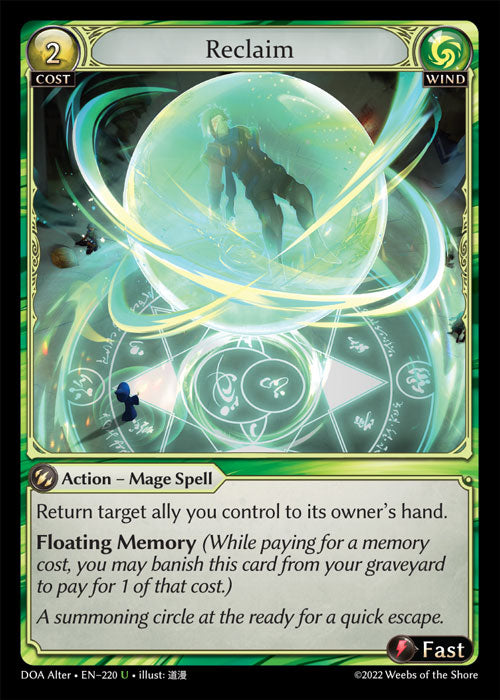 DOA Alter-220 Reclaim