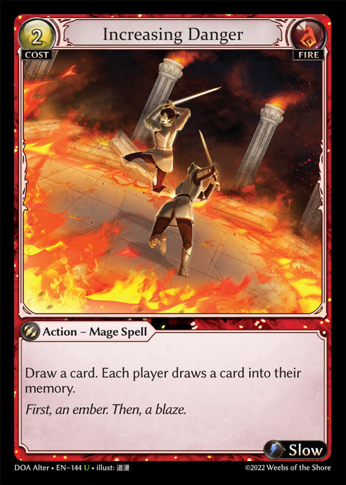 DOA Alter-144 Increasing Danger