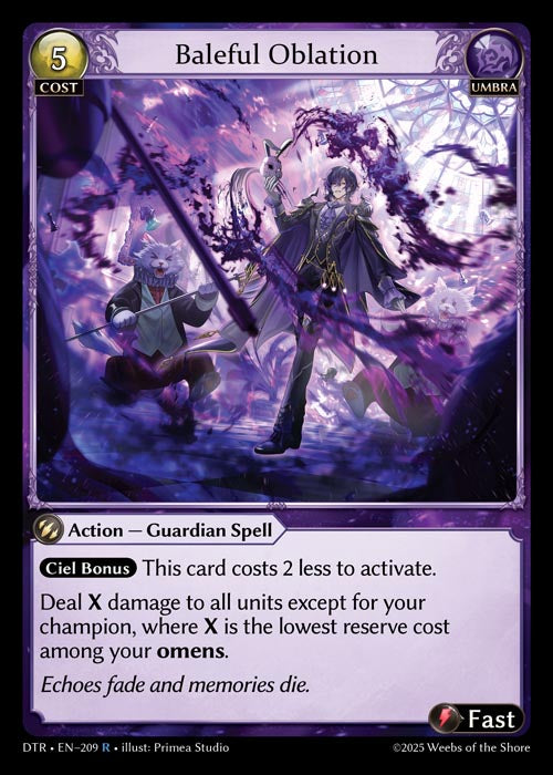 DTR-209 Baleful Oblation