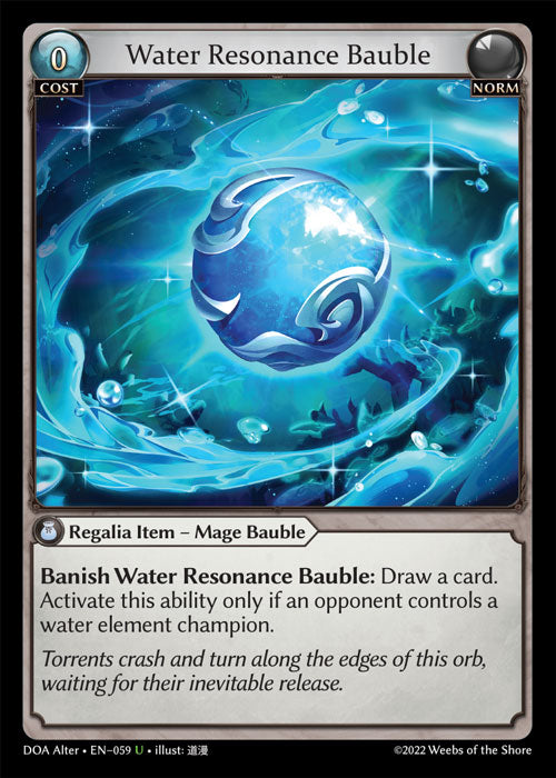 DOA Alter-059 Water Resonance Bauble