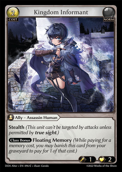 DOA Alter-096 Kingdom Informant