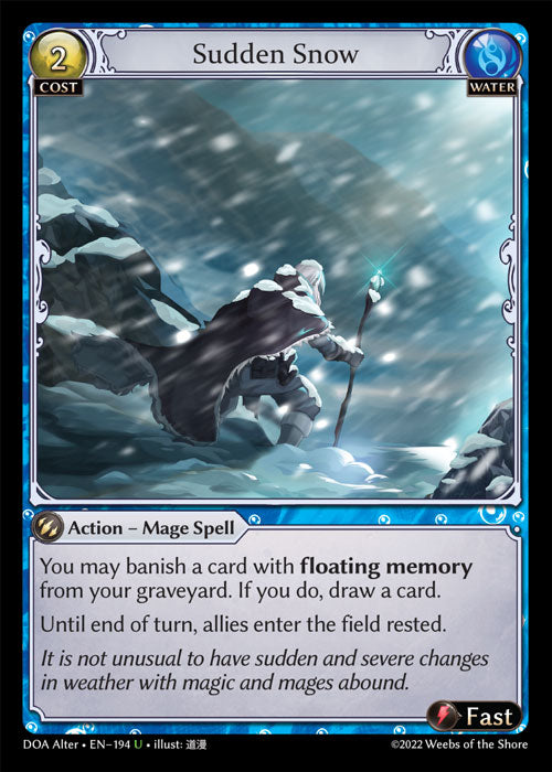 DOA Alter-194 Sudden Snow