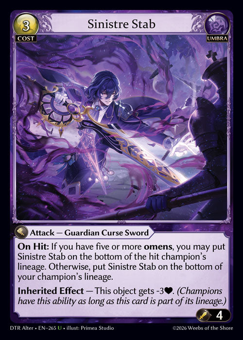 DTR Alter-265 Sinistre Stab