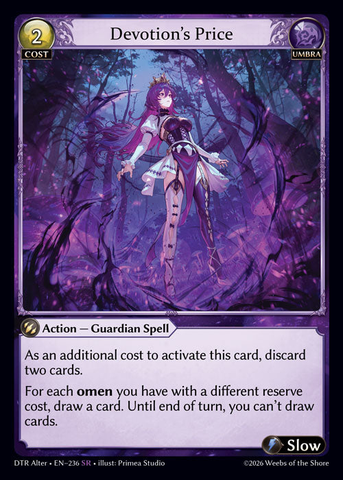 DTR Alter-236 Devotion's Price