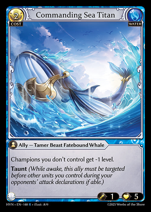 HVN-140 Submerged Fatestone // Commanding Sea Titan