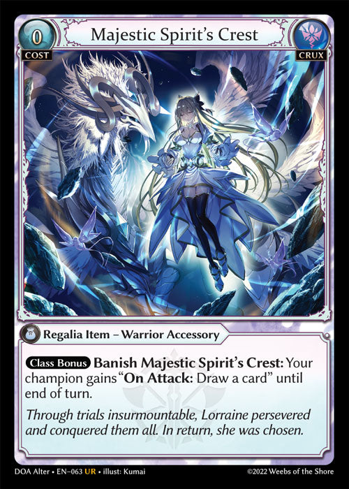 DOA Alter-063 Majestic Spirit's Crest