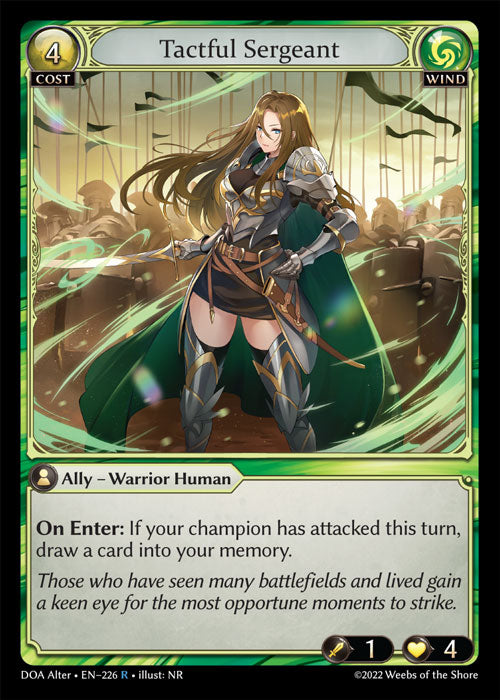 DOA Alter-226 Tactful Sergeant