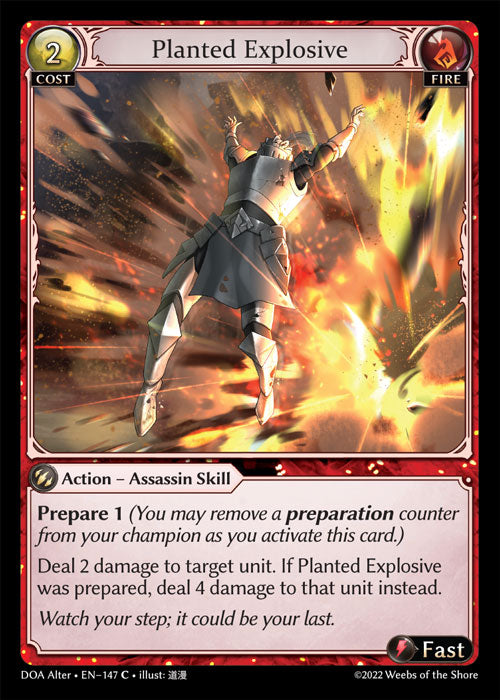 DOA Alter-147 Planted Explosive